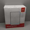 QPAU Twin Size Air Mattress Camping Pad  9 Thick R810 Insulated Inflatable Mattress with Foam Comfort & Foot Pump, Twin Air Mattress for Camping, Road Trips, and Home Guests (Single)