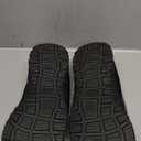 shoeslocker Mens Slippers Microsuede Moccasin Memory Foam House Shoes (10, Black Grey)