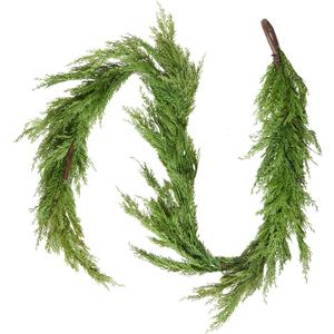 6' Artificial Evergreen Cedar Garland