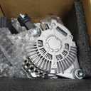 11273N Alternator Compatible with 2007-2014 Ford Edge Fusion Taurus, 2007-2012 Lincoln MKX MKZ, 12V 150A 11273 7T4T10300AD 7T4T10300AE 7T4Z10346A 8G1T10300AC, 6-Groove Pulley