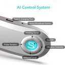 SKG Neck Massager with Heat, Cordless Vibration Infrared Neck Massager Deep Tissue for Pain Relief, Portable Electric Massager Smart Neck Relaxer Use at Car Home Office G7 PRO