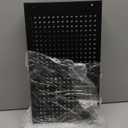 Stackable Expandable Metal Shelf Organizer - Adjustable Wire Storage Rack with Holes for Kitchen, Bathroom, Cabinet, Office - Space Saving, Durable & Sturdy Design1PACK/Medium/Black