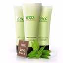 ECO AMENITIES Travel Size Conditioner - 100 PACK, 30mL, 1 oz Hotel Conditioner Bulk Supplies for Guests - Green Tea Scent Eco Conditioner, Mini Conditioner with Flip Cap, Clear Container