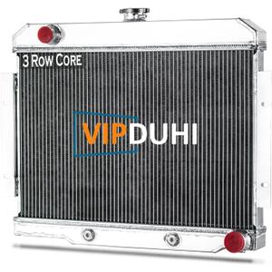 Aluminum Radiator Compatible with 1972-1983 Jeep CJ5 1976-1986 Jeep CJ7 1972-1975 Jeep CJ6 1973 1974 1977 1978 1979 1980 1981 1982 1984 1985 2.2L 2.5L 3.8L 4.2L 4.6L 5.0L L4 L6 V8 Gas, 3 Row