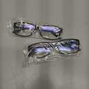 Gaoye 2-Pack of Reading Glasses +0.75 - Blue-Light Filter, UV Protection - Readers with Rectangle Frames (Black)