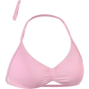 AUROLA Influence Adjustable Strappy Sports Bras for Women,Low Support Seamless Backless Padded Straps Impact Yoga Gym Bra (Pink, S)