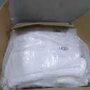 UGG Whitecap Full/Queen Blanket, Fleece Fluffy Blanket for Bed, Luxury Cozy Oversized Throw for Couch, Washable Hypoallergenic Queen Bedding, 90" x 90", White Snow