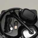 TECKNET Wireless Headset with Mic for Work, V6.0 Bluetooth Headset with AI Noise-Cancelling Microphone & USB-A Dongle, 50H Playtime & Mute, On-Ear Headphones for PC, Laptop, Phone, Office & Trucker