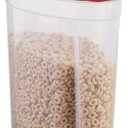 Rubbermaid Flex and Seal Cereal Keeper, 1.5 Gallon, BPA-Free, Clear with Red Lid, Airtight