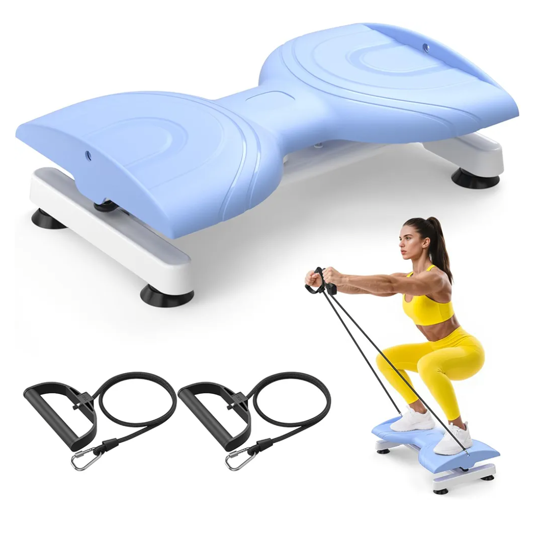 Waist Twist Machine, Twist Machine Exercise with 300 Lbs Weight Capacity, Ab Twist Board for Slim Waist and Core Ab Exercise, Noiseless Home Gym Equipment for Women Men, Purple