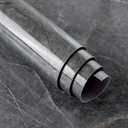 Glossy Gray Marble Wallpaper Peel and Stick Thick Textured Grey Marble Contact Paper Self Adhesive Removable Granite Wallpaper Oilproof Waterproof Vinyl Wrap for Countertops Kitchen 16"x118"