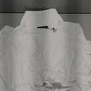 FANCYINN Womens 2 Pieces Outfits Deep V Neck Crop Top Side Slit Drawstring Wide Leg Pants Set Jumpsuits (X-Large, White)