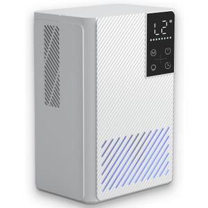 Dehumidifier 58W Compact Quiet Effective Double Cores for Home. 68OZ Water Tank, Sleep Mode, Auto Shut-Off, Delay-Off Timer, Night Light, for Bathroom Bedroom RV Camper Closet or any Small Space