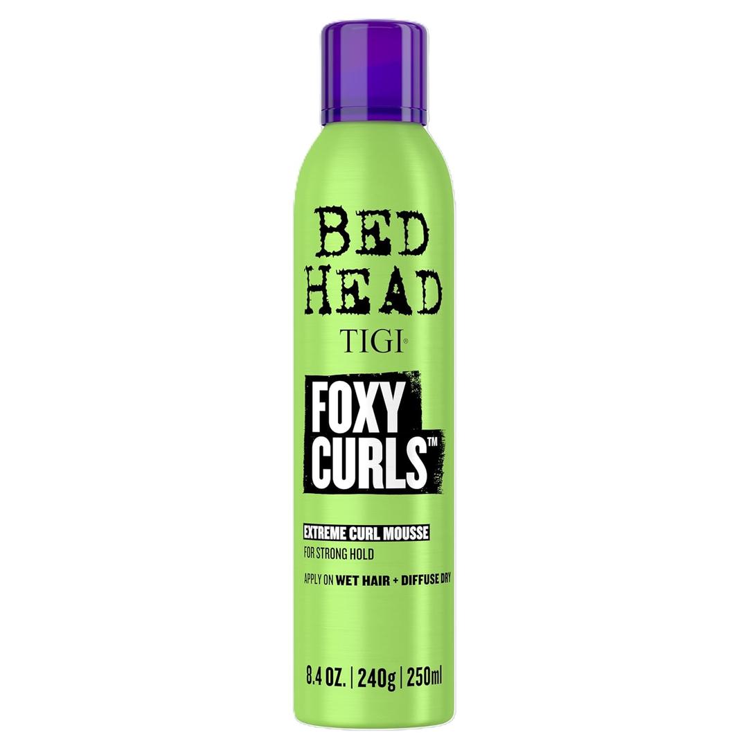 TIGI Bed Head Foxy Curls Curly Hair Mousse for Strong Hold 8.4 oz (8.4 Ounce (Pack of 1)) TIGI Bed Head Foxy Curls Curly Hair Mousse for Strong Hold 8.4 oz (8.4 Ounce (Pack of 1))
