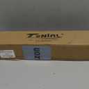 TONIAL Curtain Rod 32 to 58 Inch(2.6 to 4.8 ft), Splicing Adjustable 3/4 Single Rods for Windows 20 to 53 Inch(1.7 to 4.4 ft) Decorative Drapery Rod with Translucent Diamond Finial, Gold