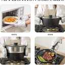 Oven Mitts and Potholders BBQ Gloves-Oven Mitts and Pot Holders with Recycled Infill Silicone Non-Slip Cooking Gloves for Cooking Baking Grilling