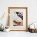 8x10 Picture Frame, Solid Wood 8x10 Photo Frame with Mat, 10 x 8 Picture Frames for Wall and Tabletop Display, Set of 3