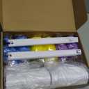 2 Pack Disposable Toilet Bowl Cleaner Wand and Holder Set, Toilet Brush Disposable with 48 Cleaner Refills Extended Handle for Toilet Bowl Cleaners Disposable, Bathroom Cleaning, Bathtub