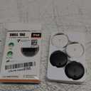 Air Tracker Tags-4 Pack, Smart Tag Work Compatible with Apple Find My (iOS Only), Bluetooth Tag Item Finders IP68 Waterproof Replaceable Battery for Wallet, Luggage, Backpack, Key (Black/White)