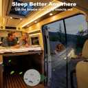 ZATOOTO Side Magnetic Van Bug Screen for Camping, 71" x 59", Fly Screen | Fits Most RV Screen Door, Magnetic Center Split for Easy Passage, Keep Bugs Out, Fresh Air In, Tough Build for Every Trip