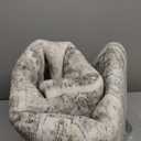 Washable Area Rugs for Living Room: 5x7 Bedroom Area Rugs Boho Vintage Rugs Stain Resistant Non Slip Low Pile Soft Lightweight Carpet for Kitchen Dining Room Farmhouse Nursery Kids Room Home Office (Brown and Cream)