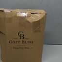 Cozy Bliss Cooling Comforter Queen Size, Cooling Blankets for Hot Sleepers and Night Sweats, Gray Summer Comforter for Queen Size Bed, Breathable Soft Lightweight Silk Smooth