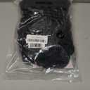 Karlery Mens Short Curly Black Mustache Beard Afro Wig California Rocker Disco Halloween Cosplay Anime Costume Party Wig (Black)