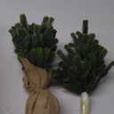 18" Artificial Christmas Tree Small Fake Frosted Fir Tree for Home Farmhouse Tabletop Mantel Windowsill Holiday Christmas Decorations Indoor