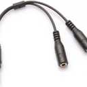 Double Microphone Splitter Cable 3.5mm