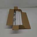 Curtain Rods for Windows 32-90 Inch, 1 Inch Adjustable White Curtain Rod Set with Brackets, Easy Install