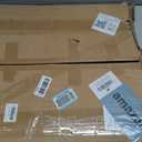 DEXDE Peel and Stick Floor Tile White Marble Waterproof Vinyl 24x24 10 PC