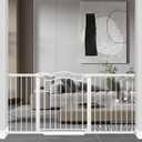 Fairy Baby 65.4"-68.1" Extra Wide Press Mounted Baby Gate Indoor for Kids Or Pets Walk Thru No Drill Long Dog Gates for The House Doorway Child Safety Gate