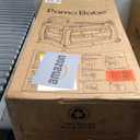 Pamo Babe Baby Playard with Canopy, Portable Crib with Changing Table (Lightgrey)