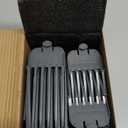 AFANSO Mega Hair Clipper Guards, 8pcs Gray, Fits Most Wahl Full Size Hair Clippers (3 Inch 8pcs)