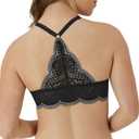 Maidenform Women's Racerback Bra with Shaping & Support, One Fab Fit Underwire Bras for Women, Lightly Lined, Front Close (Black) 38C