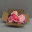 MARTINE MALL 2 Packs Peonies Artificial Flowers, Mixed Pink Artificial Peonies, Silk Peonies Flowers Fake Peonies Artificial Flowers Peonies Bouquet for Centerpiece Table Wedding Party Home Decor