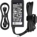 45W (4.5 * 3.0 mm Jack 19.5V 2.31A) AC Charger Fit for DELL Inspiron 11/13/14/15/17 3000 5000 7000 Series(3583 3593 5570) Latitude E5450 XPS 13-45 Watt AC 2-in-1 Computer Power Adapter Cord