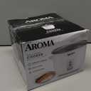 AROMA Rice Cooker, 3-Cup (Uncooked) / 6-Cup (Cooked), Small Rice Cooker, Oatmeal Cooker, Soup Maker, Auto Keep Warm, 1.5 Qt, White, ARC-363NG