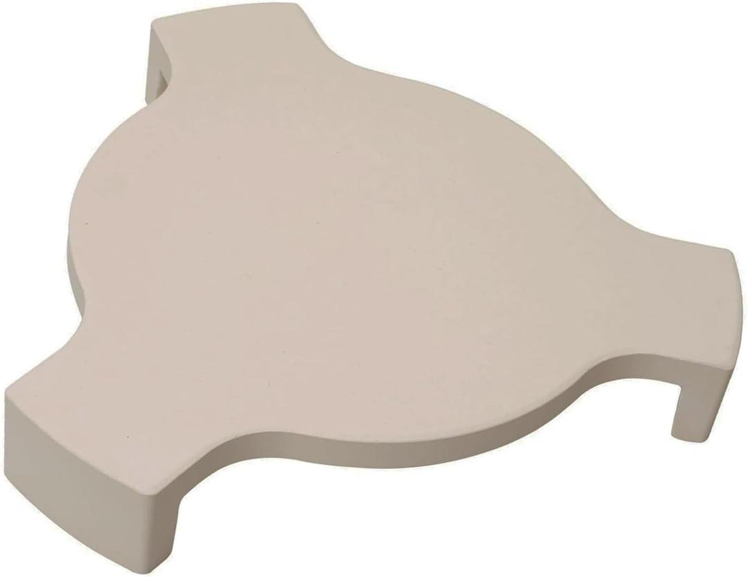15 inch Heat Deflector, Plate Setter, Pizza Stone, Smoking Stone for Medium Big Green Egg Grill and 15" Diameter Cooking Grills, Kamado Grill, 15" Smoking Stone