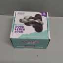 Door Lever Lock (3 Pack) Prevents Toddlers from Opening Doors. 3.25" L * 1.5" W * 4.5" H Easy One Hand Operation for Adults. Durable ABS with 3M Adhesive Backing. Simple Install (Black)