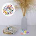Abaodam 100pcs Artificial Bird Eggs, Speckled Mini Fake Foam Eggs for DIY Crafts Easter Party Decorations Wedding Decorative Photography Prop