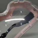 UKNOW Safety Goggles Over Glasses - Anti-Fog Clear Lens - ANSI Z87.1 Certified Eye Protection for Lab Work, Industrial Use (Pink)