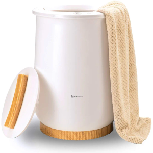 Keenray Towel Warmer, Luxury Towel Warmer Bucket, Large Towel Warmer for Bathroom, Auto Shut Off, Fits Up to Two 40"X70" Oversized Towels, Bathrobes, Blankets, PJ's and More, CL1