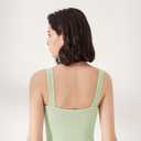 Eleplus 4 Pieces Comfy Cami Bras for Women Tank Crop Top with Built in Bra Yoga Longline Padded Lounge Bralette Pack