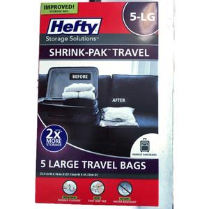Hefty 5 Large Travel Bags