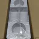 5-Tier Mobile Bookshelf, Rolling Bookcase Book Storage Rack, Movable File Folder Organizer Cart with Wheels for Home Study Office Living Room Classroom, White