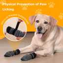 Dog Socks 8 Pack to Prevent Licking Paws, Anti Slip Dog Booties and Paw Protectors for Hardwood Floors Hot Pavement, Suitable for Small Medium Large Senior Dogs - Size XX-Large