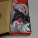 Automatic Fuel Transfer Pump with Auto-Stop Sensor(3.2 GPM), Battery Operated Gas Can Pump with 3 Can Adapters, Extra Long Hose, Portable Fuel Pump for Oil, Diesel, Gasoline (Batteries Not Included)