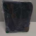 Waterproof Cash Bag with Lock and 2 Keys, 11 x 8.6 Inches, Canvas Documents Bag, Money Bank Deposit Bag with Zipper, Durable Leatherette Money Cash Coin Check Wallet Pouch for Men & Women (Blue)