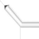 STICKGOO Ceiling Crown Molding Trim 10-Pack 40Ft in Total Length, High-Impact Polystyrene Decorative Ceiling Molding Bars -Installed with Glue, White (Adhesive not Included)